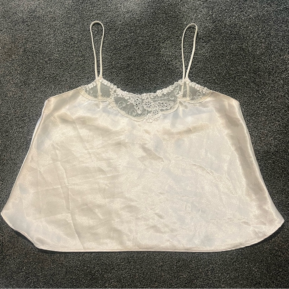 Victoria's Secret Cream Lace Cami Top